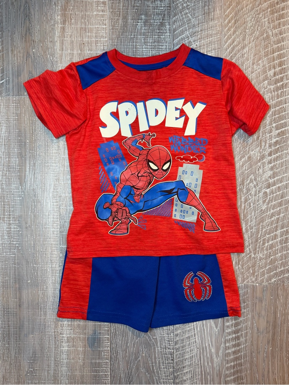 Marvel Spidey Red and Blue Kids Matching Set